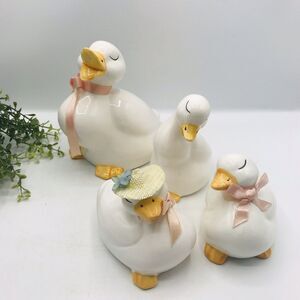 Artistic Gifts Inc. Ceramic Duck Lot (4) Vintage Decorative Collectibles Taiwan